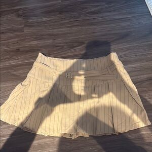 Love Tree Tan Mini Skirt